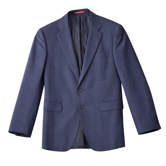 Isaia Other - New Isaia Sport Coat - Navy Windowpane Pattern